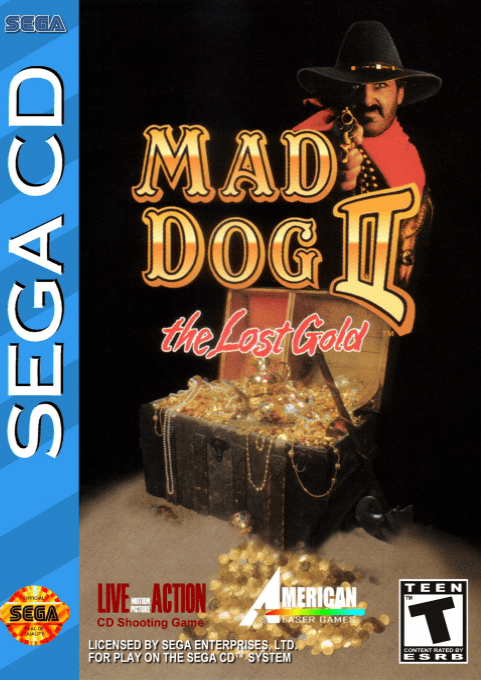 Mad Dog II - The Lost Gold (USA) Sega CD Game Cover